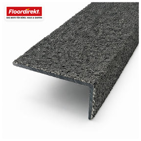 Profil de nez de marche | Core | Profil d'escalier antidérapant en PRV avec revêtement en oxyde d'aluminium