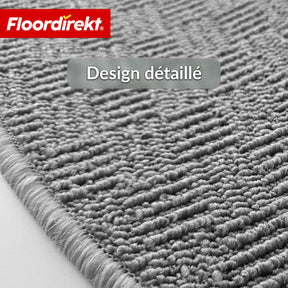 Tapis de marche | Monaco | Tapis d’escalier antidérapant en polypropylène, robuste, insonorisant et facile d’entretien en forme semi-circulaire