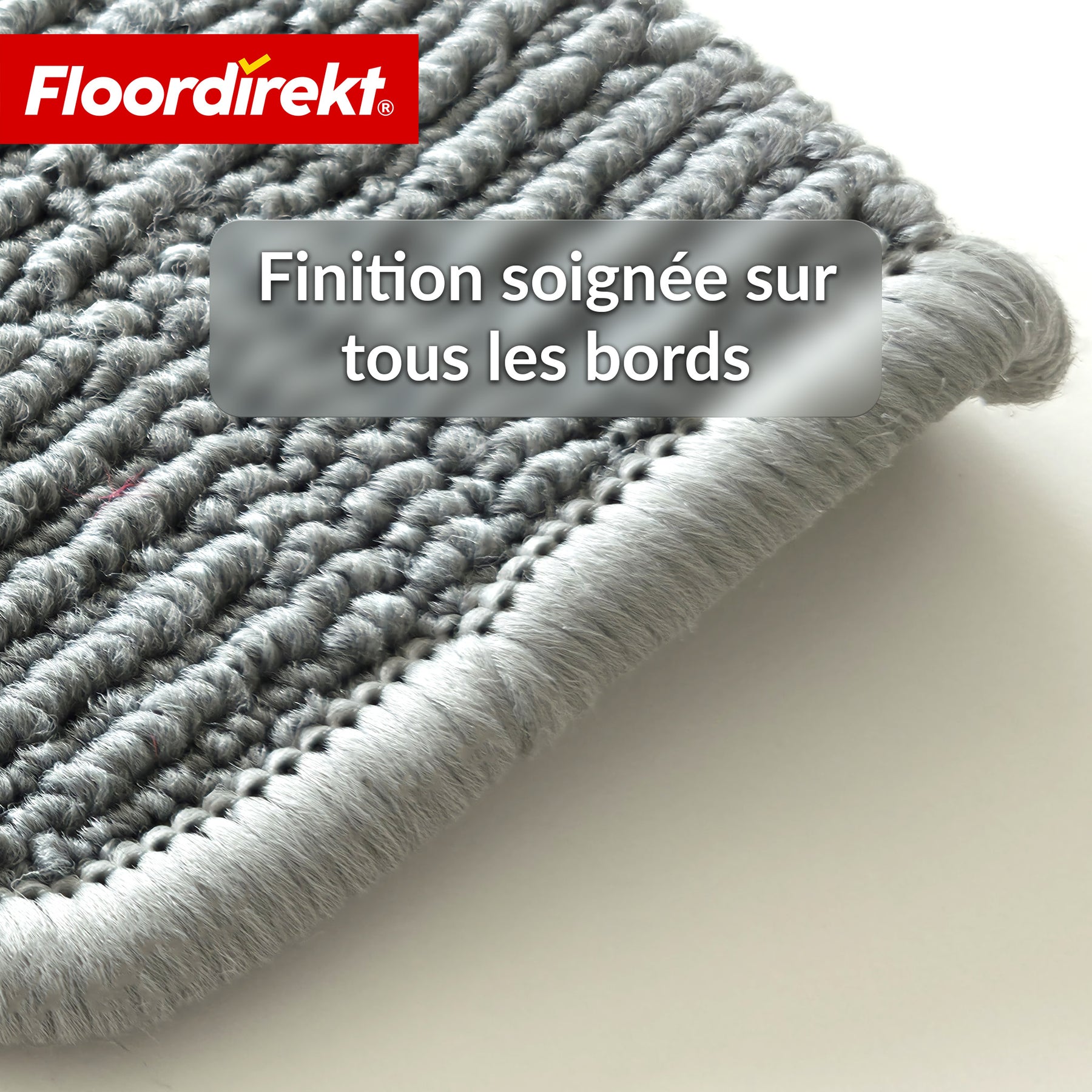 Tapis de marche | Monaco | Tapis d’escalier antidérapant en polypropylène, robuste, insonorisant et facile d’entretien en forme semi-circulaire