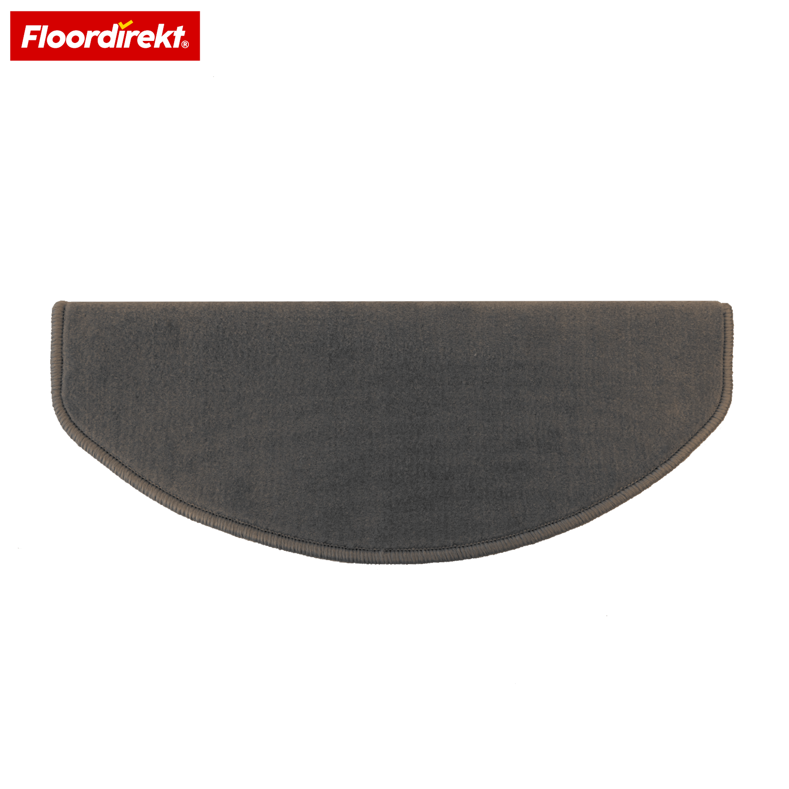 Tapis de marche en velours | Wien | Demi-lune antidérapant en polypropylène robuste | Protection d’escalier, insonorisant & antistatique | Disponible en 4 couleurs modernes