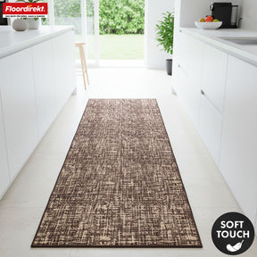 Tapis coureur | Tessaro | Tapis moderne pour couloir, cuisine et entrée | Antidérapant, facile à entretenir & durable | Disponible en plusieurs couleurs