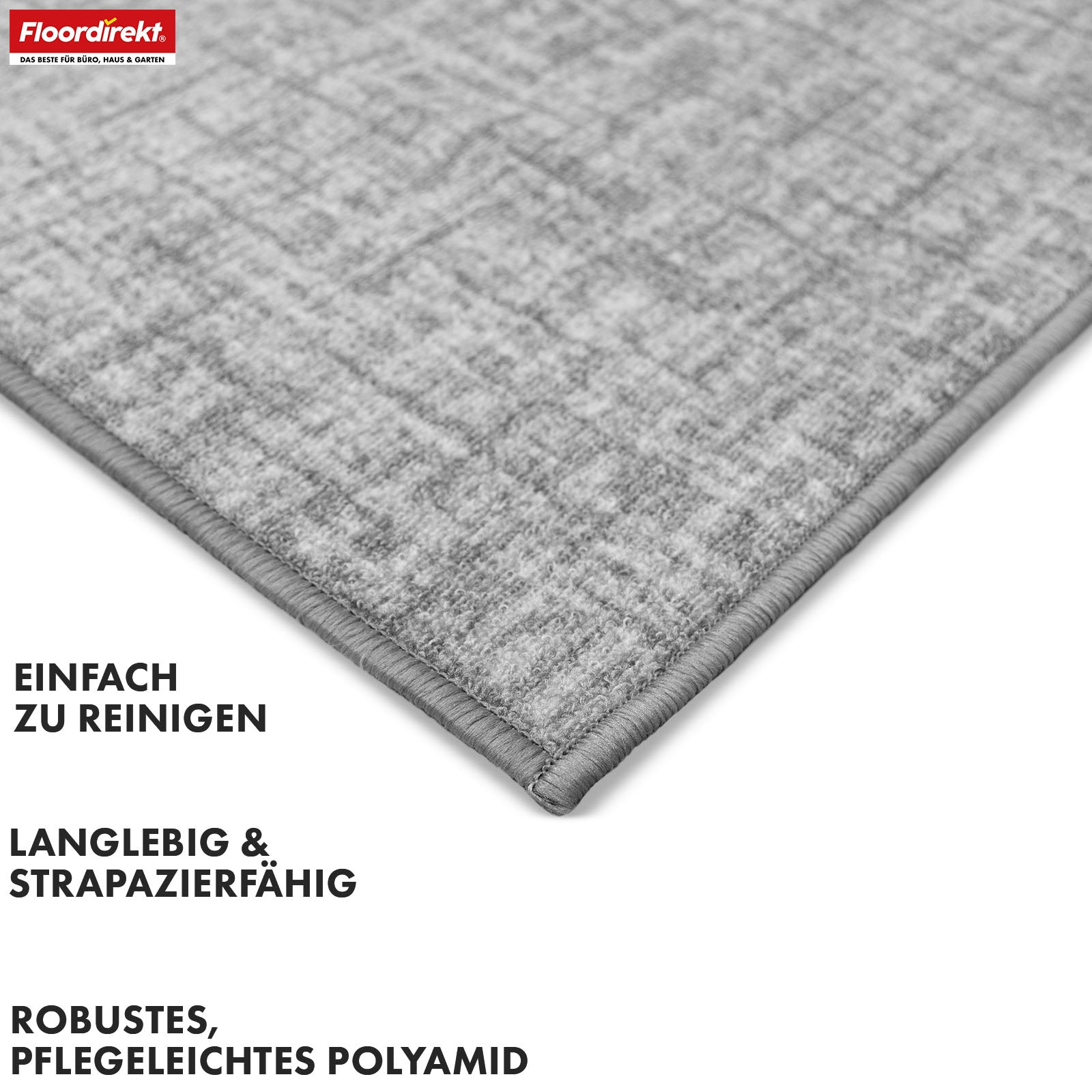 Tapis coureur | Tessaro | Tapis moderne pour couloir, cuisine et entrée | Antidérapant, facile à entretenir & durable | Disponible en plusieurs couleurs