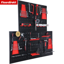 Mur à outils | Parker | Panneau perforé en métal avec accessoires | Support à outils pour atelier et garage