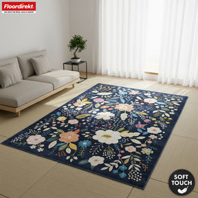 Tapis de salon | Damaskus | Tapis moderne au design floral | Antidérapant, résistant & facile d’entretien | Disponible en plusieurs tailles