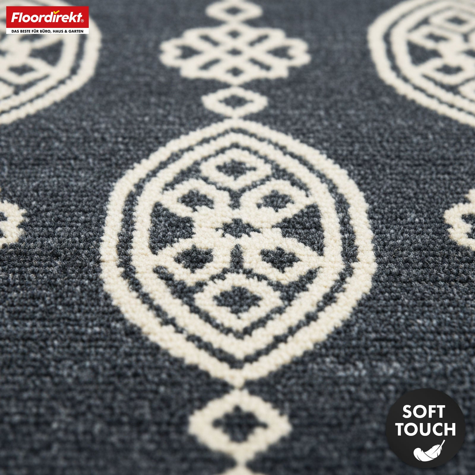 Tapis de salon | Marrakesh | Tapis classique à motif oriental | Antidérapant, résistant & facile d’entretien | Disponible en plusieurs tailles