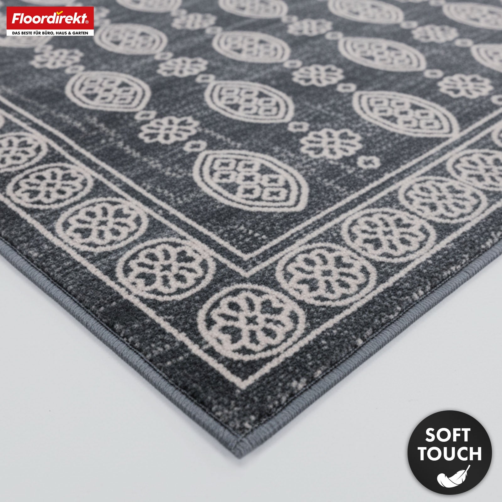 Tapis de salon | Marrakesh | Tapis classique à motif oriental | Antidérapant, résistant & facile d’entretien | Disponible en plusieurs tailles