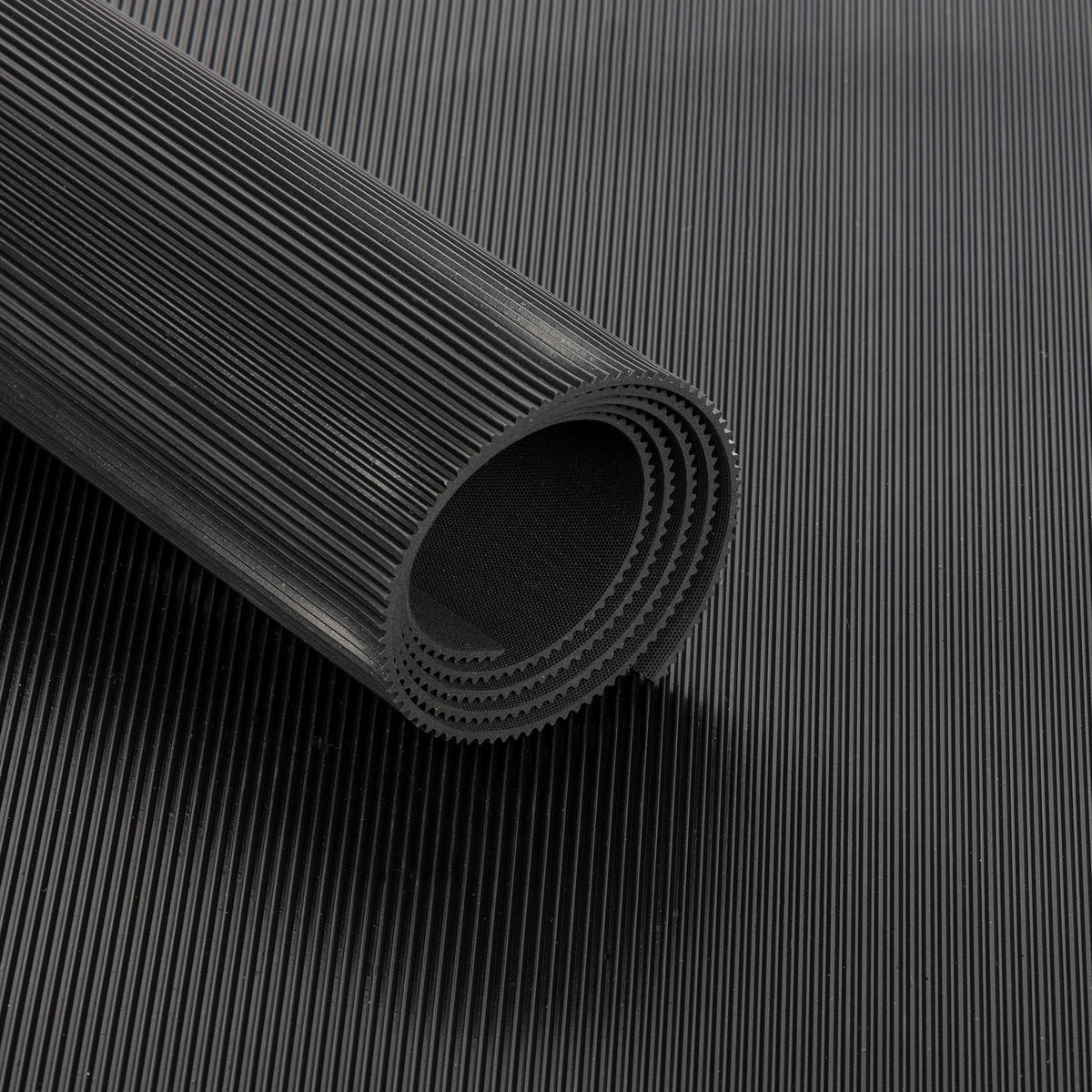 ✂ Feuille en caoutchouc | Côtes fines | Épaisseur: 3 mm