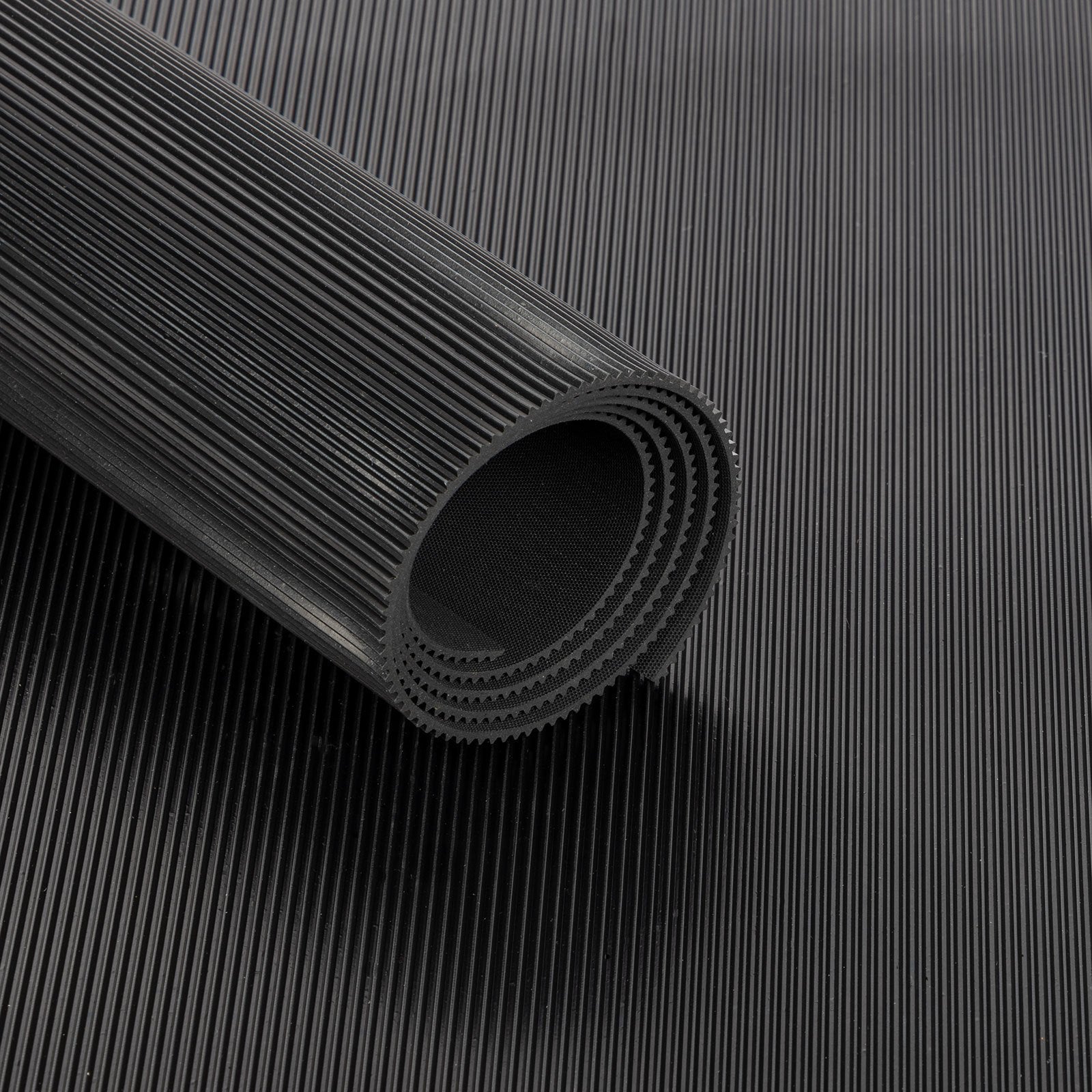 ✂ Feuille en caoutchouc | Côtes fines | Épaisseur: 3 mm