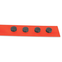 4er-Set Magnetleisten  2 Längen  5 Farben | Rouge