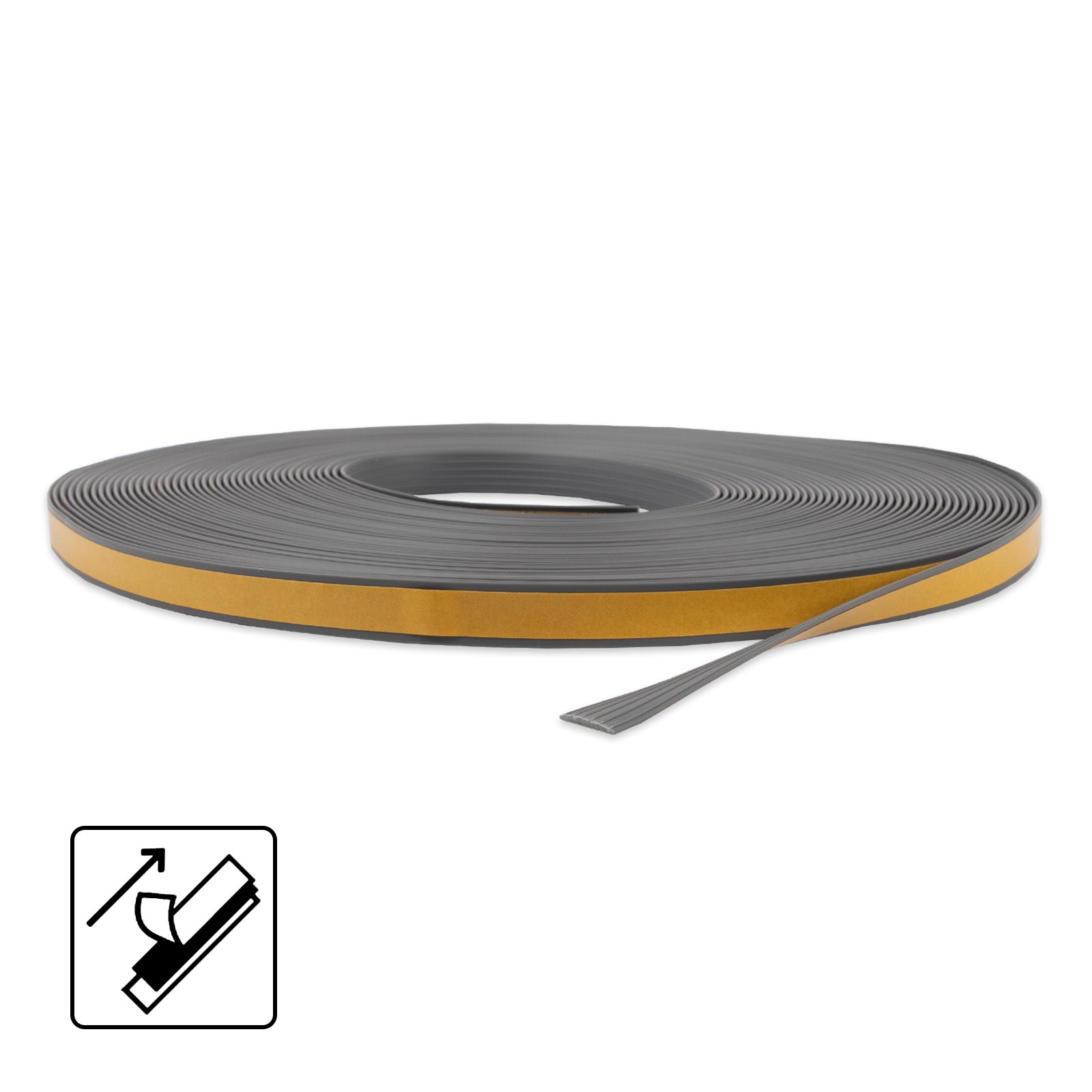 Biais Simple En Coton - Largeur 30 Mm, Longueur 25 Mètres, Couleur Gris Mat, Pour Couture, Ourlets Et Décoration