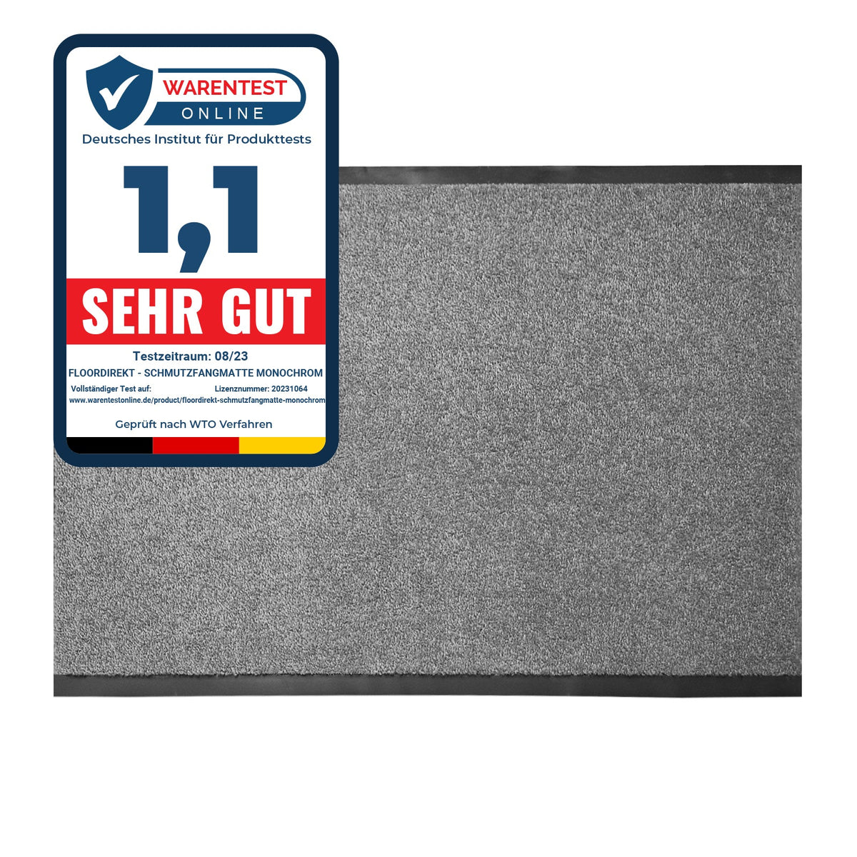 ✂ Tapis anti-saletés Monochrom | Couleurs brillantes | Sur mesure