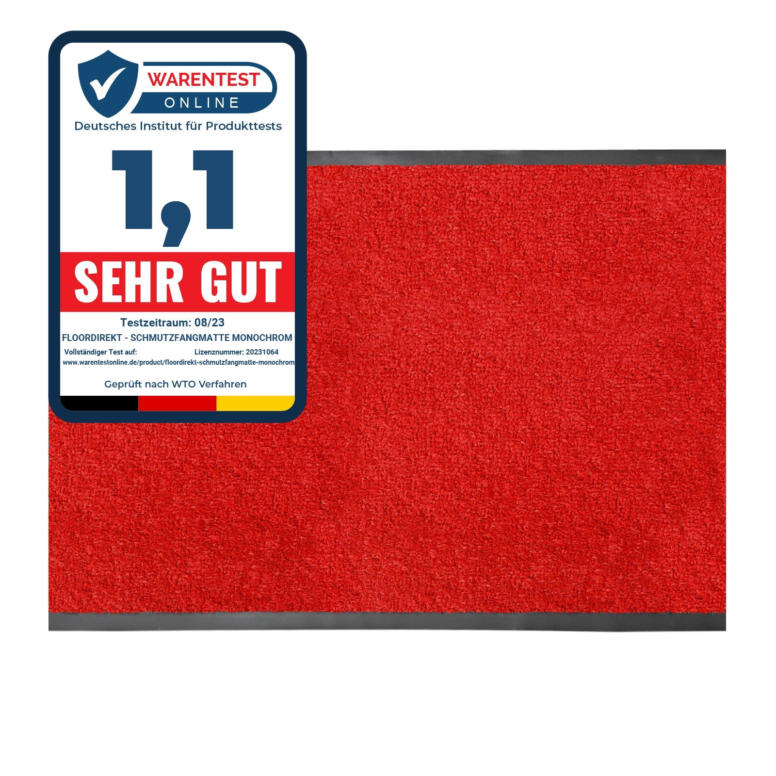 ✂ Tapis anti-saletés Monochrom | Couleurs brillantes | Sur mesure