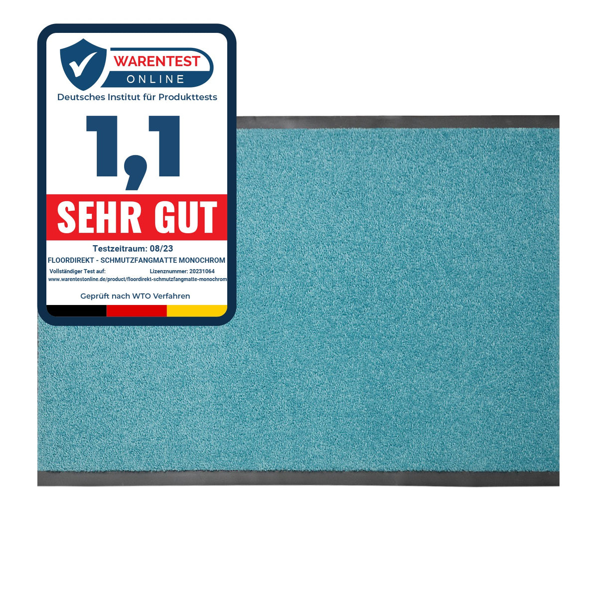 ✂ Tapis anti-saletés Monochrom | Couleurs brillantes | Sur mesure