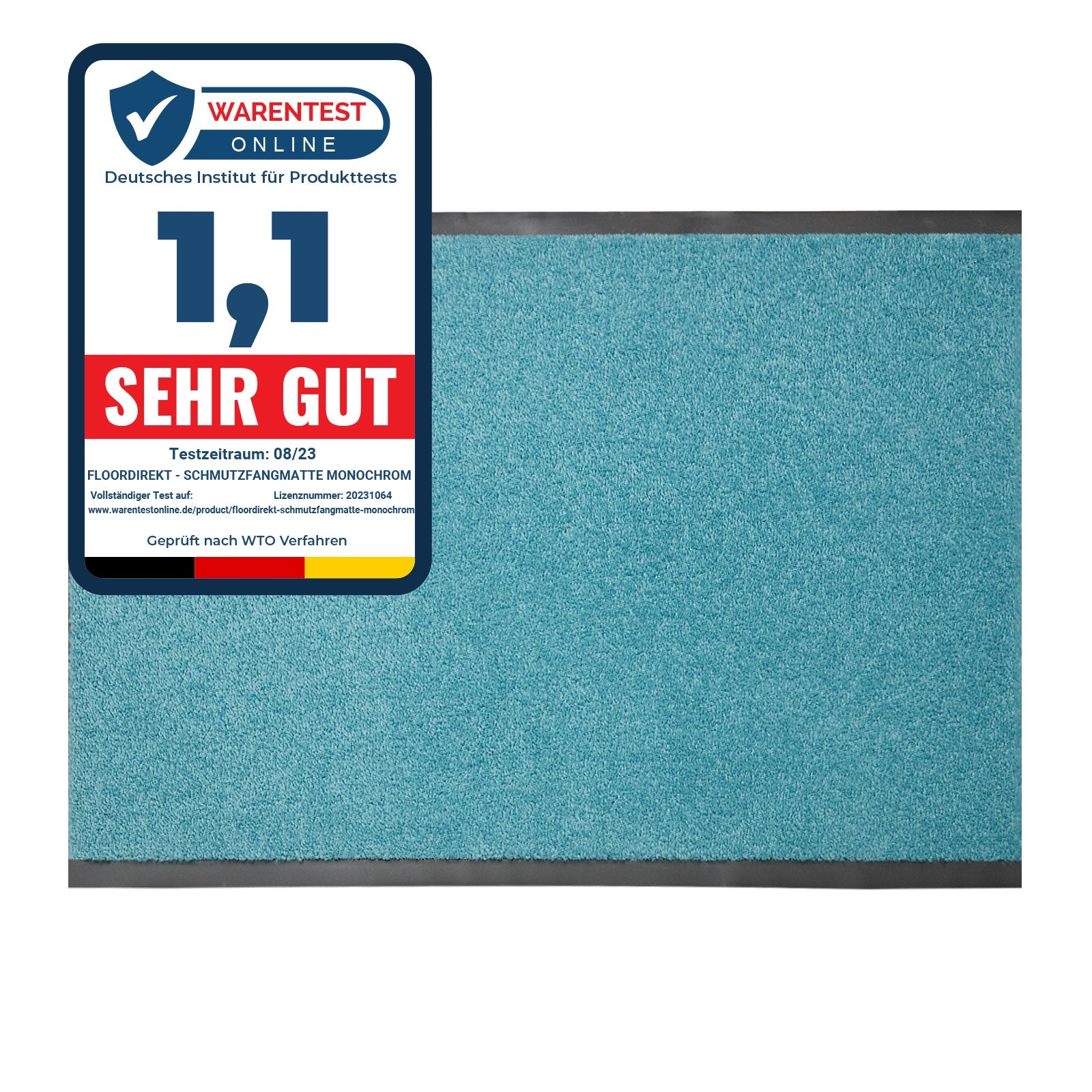 ✂ Tapis anti-saletés Monochrom | Couleurs brillantes | Sur mesure