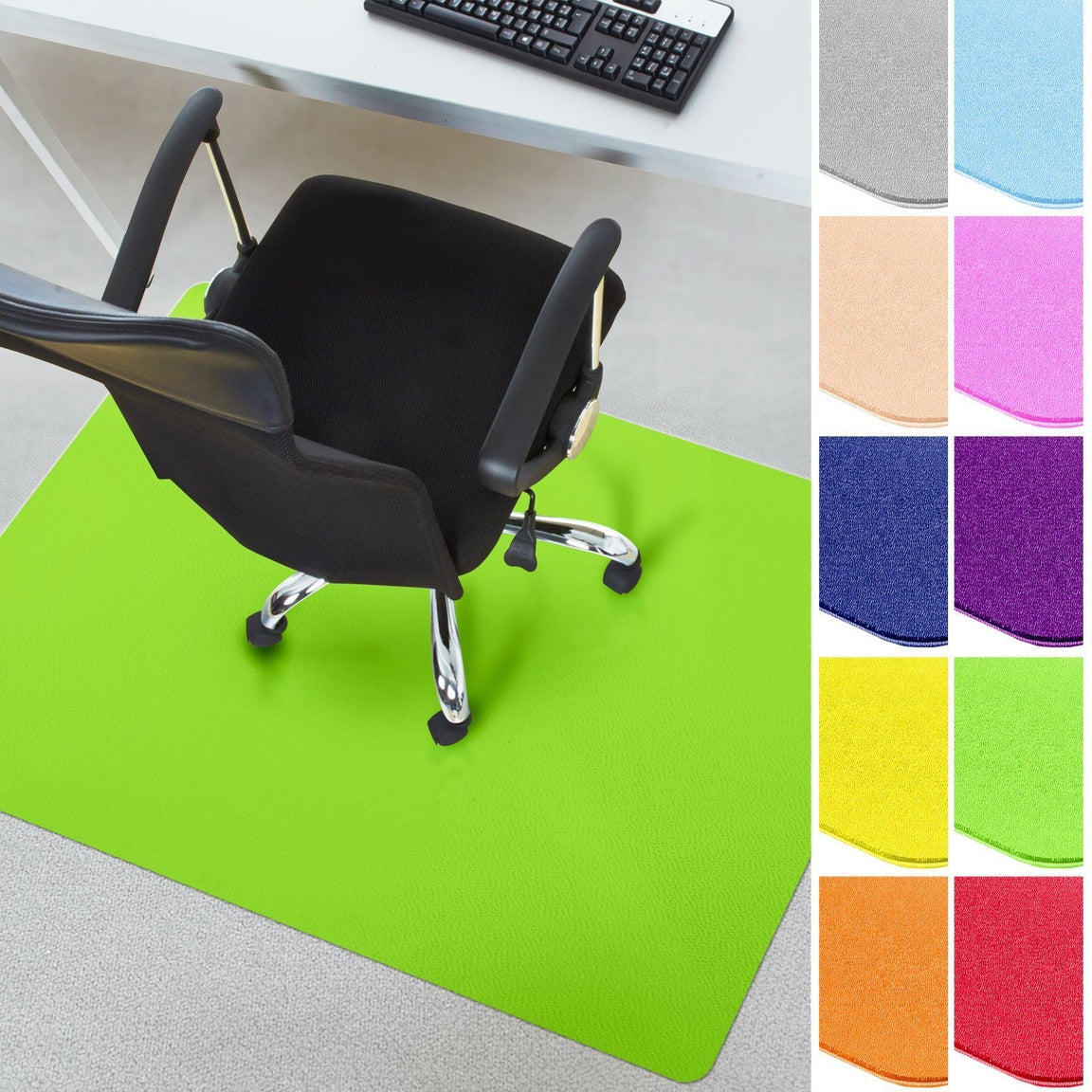 Tapis De Protection Sol PVC Transparent - Épaisseur 1,5 Mm - Largeurs 30 à 160 Cm - Pour Chaises De Bureau, Sols Durs