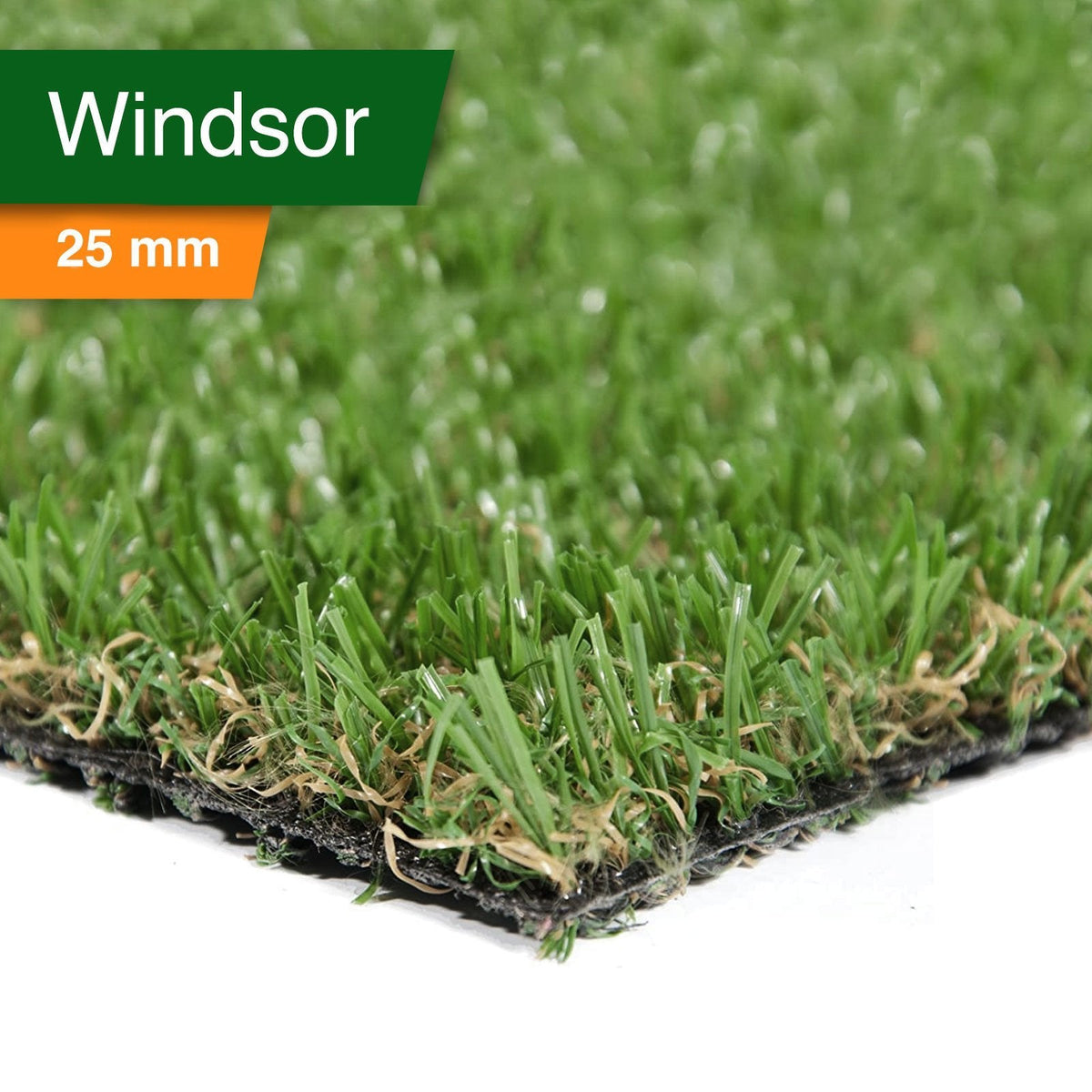 ✂ Gazon artificiel Windsor | Hauteur: 25 mm | Poids: 1700 g/m²