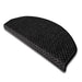 Sisal-Stufenmatte Tiger-Eye Semicirculaire oder eckig 3 Farben | Anthracite