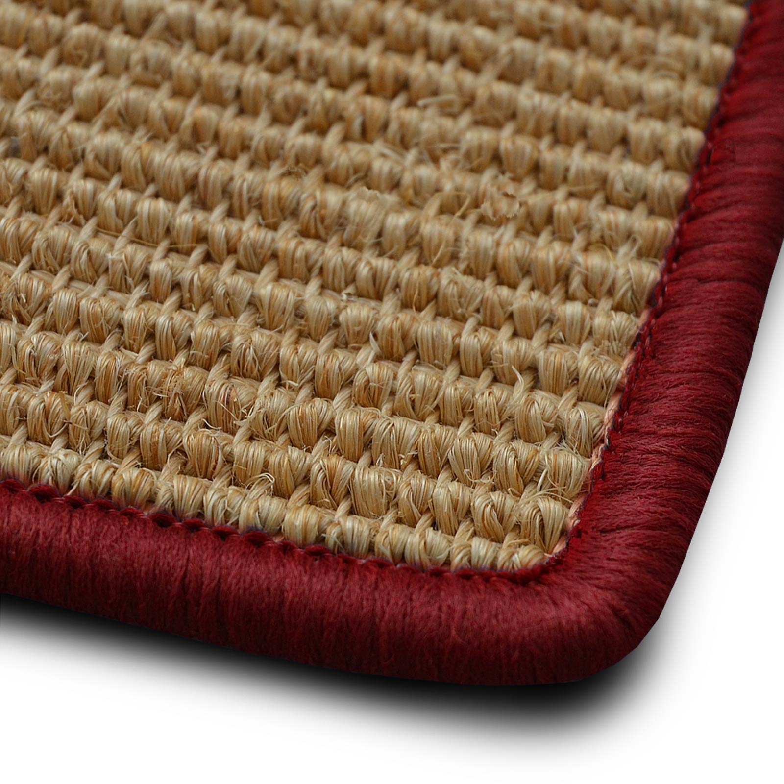 ✂ Tapis en Sisal sur mesure | Salvador naturel | chaîne dans la couleur désirée