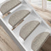 Stufenmatte Carlton Semicirculaire oder Eckig Erhältlich in 5 Farben | Gris-Beige tacheté